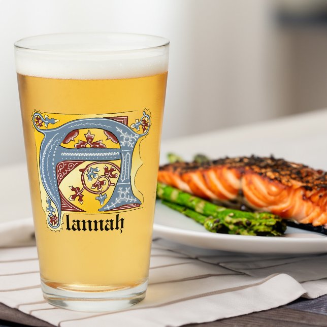 VERRE LETTRE BLEUE MOYENNE ET ROUGE LIVRE ÉCLAIRÉ A (Créateur téléchargé)