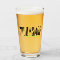 Lettres audacieuses "Groomsman" Fête de mariage pe