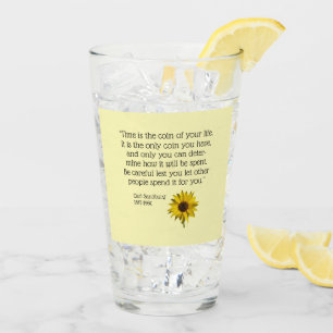 Verre lever du soleil, inspiration, recto-verso,