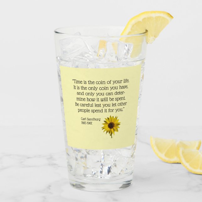 Verre lever du soleil, inspiration, recto-verso, (Dos glace)