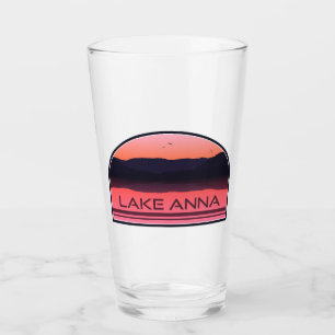 Verre Lever rouge du lac Anna Virginia
