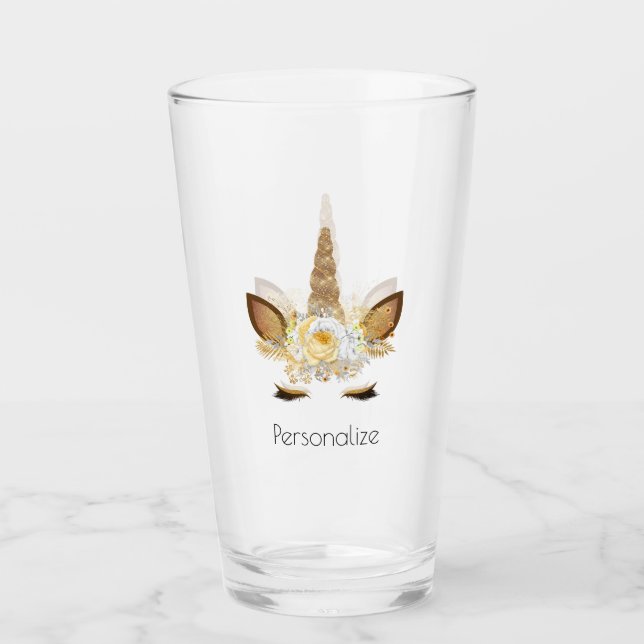 Verre Licorne d'or (Devant)