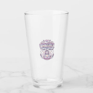 Verre Licorne Namastay Magique Adorable Typographie Conc