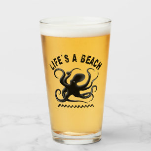 Verre Life is a Beach - Drôle été Citation Design