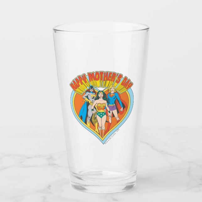 Verre Ligue de Justice | Bonne fête des mères (Devant)