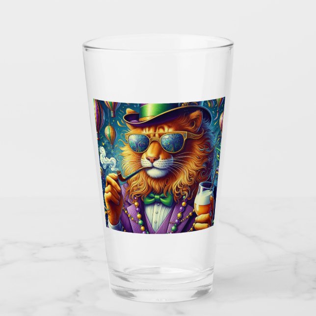 Verre Lion/Louisiana Mardi Gras (Devant)