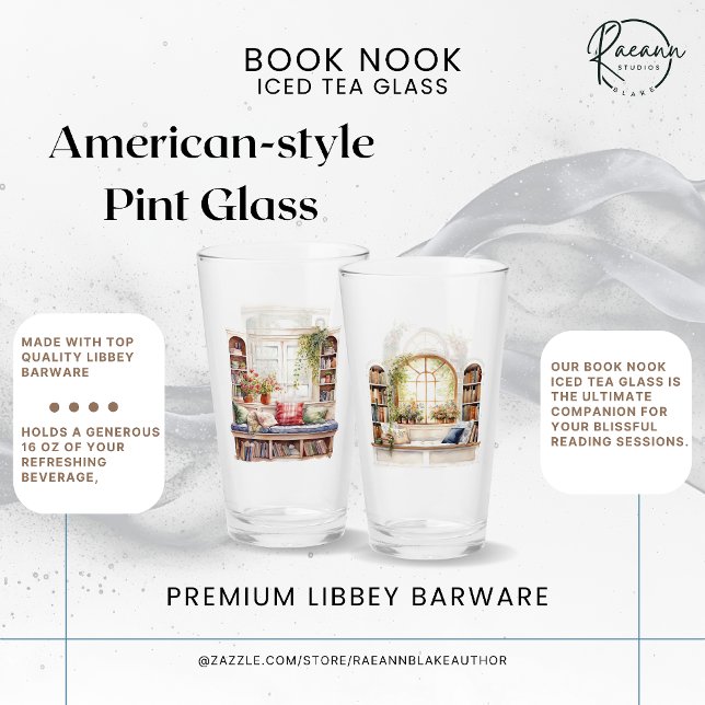 Verre Livre Nook Iced Tea Glass (Créateur téléchargé)