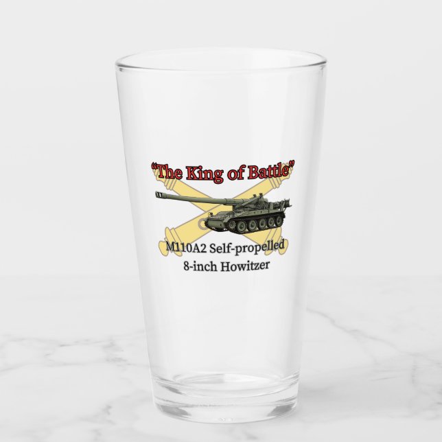 Verre L'obusier King of Battle M110A2 de 8 po (Devant)