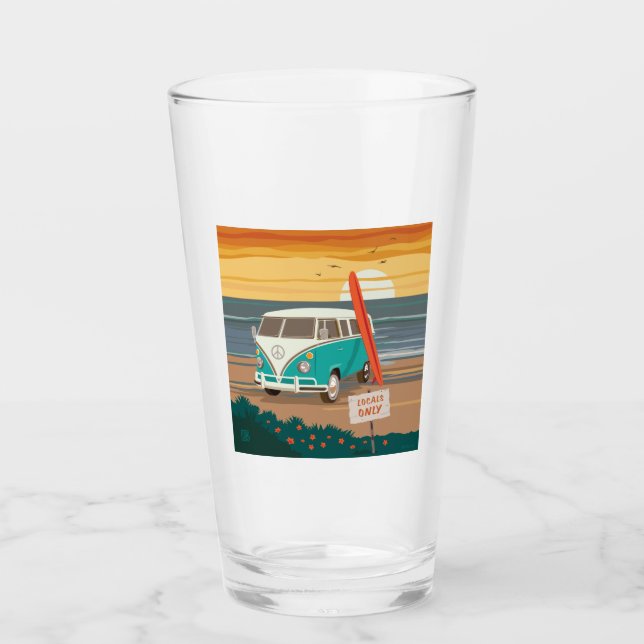Verre Locaux uniquement | VW Surf Van (Devant)