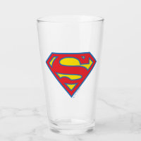 Logo classique Supergirl avec fond bleu
