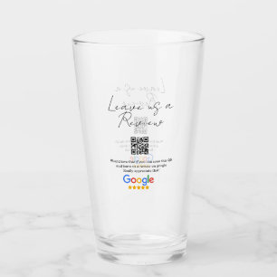 Verre logo de l'entreprise de révision Google Scan QR re