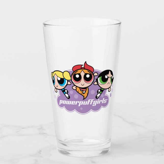 Verre Logo de l'équipe de Powerpuff (Devant)