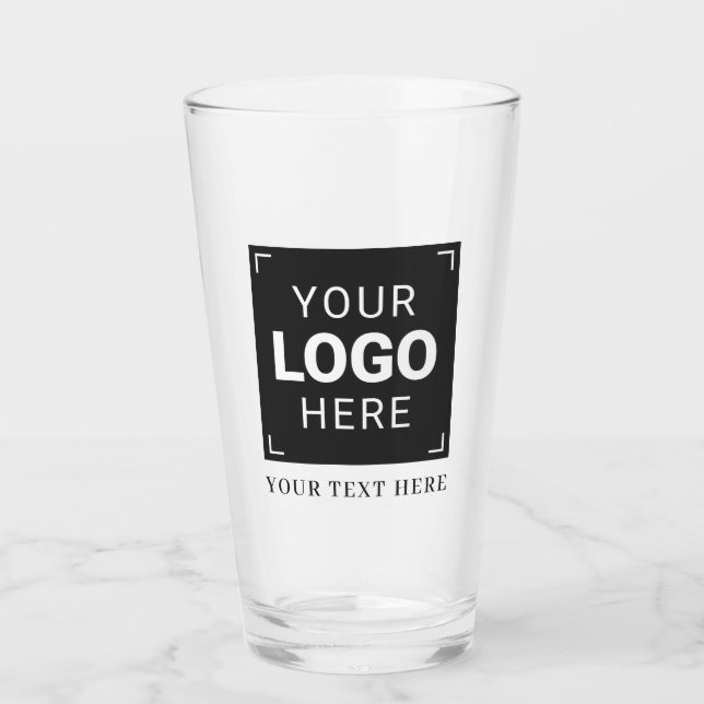 Verre Logo de société personnalisé (Devant)