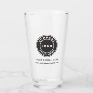 Verre Logo d'entreprise et nom de l'entreprise Personnel