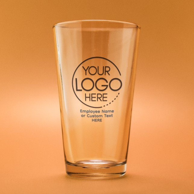 Verre Logo moderne élégant Employé/Société SWAG Blue (Créateur téléchargé)