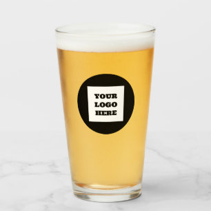 Verre Logo Personnalisé Entreprise Entreprise Bière Scri