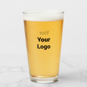 Verre Logo personnalisé simple et élégant ici société