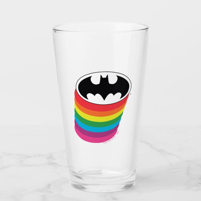 Verre Logo Rainbow de Batman (Devant)