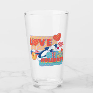 Verre LOONEY TUNES™   SYLVESTER™ & TWEETY™Love Holidays
