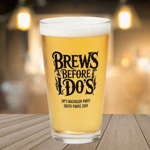 Verre Lourd Metal Custom Bachelor Party Rock N'Roll