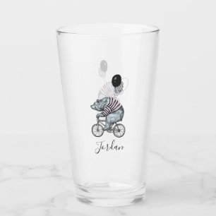 Verre L'ours de bicyclette de ballon ajoutent votre