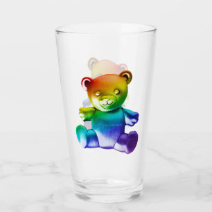 Verre L'ours en peluche en métal brossé SlipperyJoe's dé