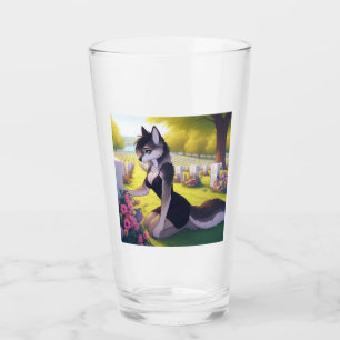 Verre Louve veuve de guerre
