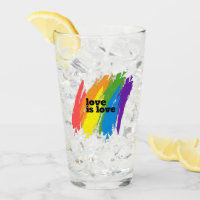 Love Is Love Pride LGBTQ Rainbow Motif