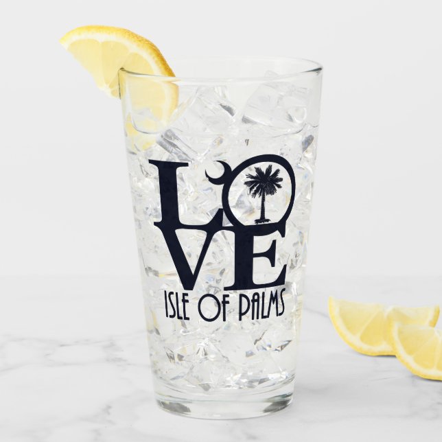 Verre LOVE Isle of Palms SC (Devant glace)