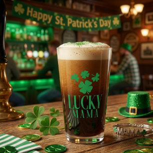 Verre Lucky Mama Pint - À la santé de Maman