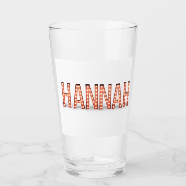 Verre Lumières du marquee Hannah (Devant)