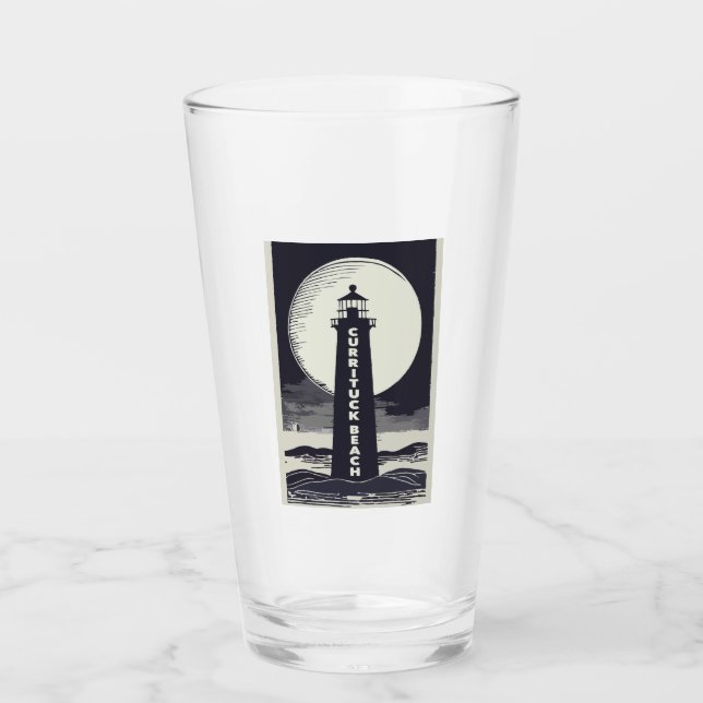 Verre Lune du phare de Currituck Beach (Devant)