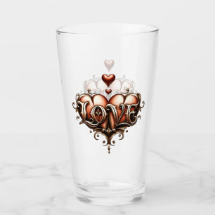 Verre Lune gothique – Amour éternel sous le ciel de minu