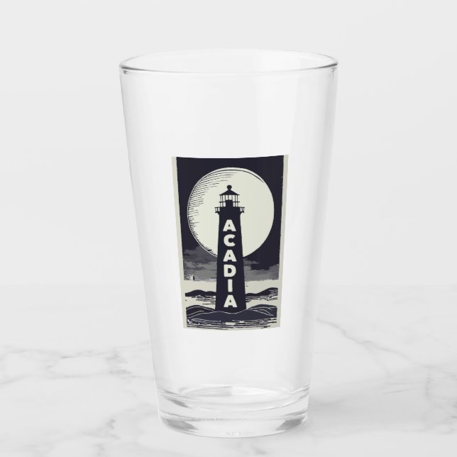 Verre Lune phare du parc national Acadia (Devant)
