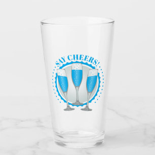 Verre Lunettes de Champagne Mimosa Blue