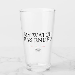 Verre Ma montre s'est terminée
