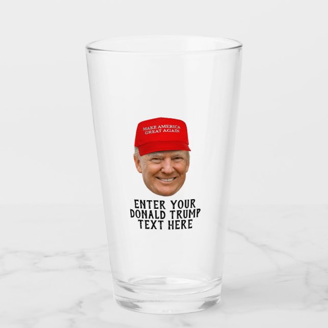 VERRE MAGA DONALD TRUMP PERSONNALISÉ (Devant)