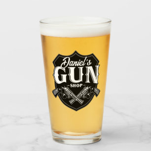 Verre Magasin de revolvers anciens personnalisés NOM Arm