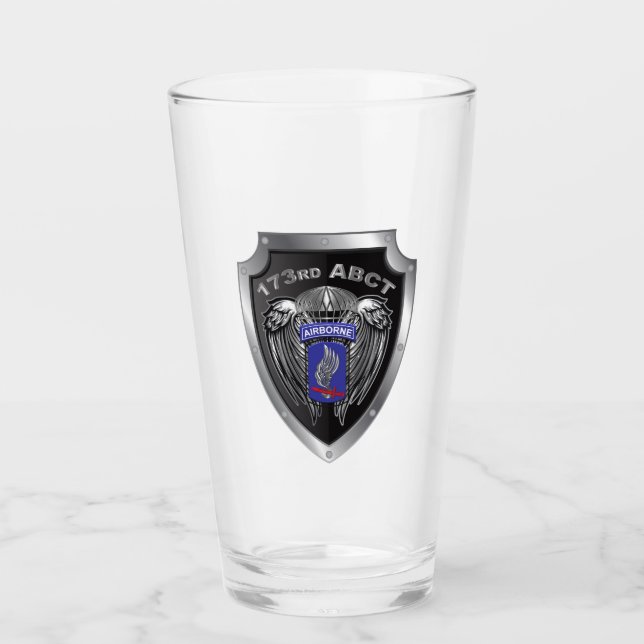 Verre Magnifique 173e brigade aéroportée (Devant)