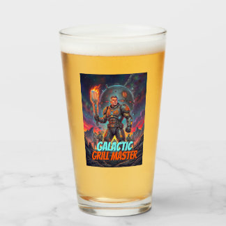 Verre Maître de grill galactique Rétro Sci-Fi Bande dess