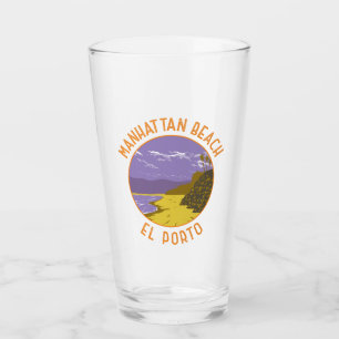 Verre Manhattan Beach California Travel Art Vintage