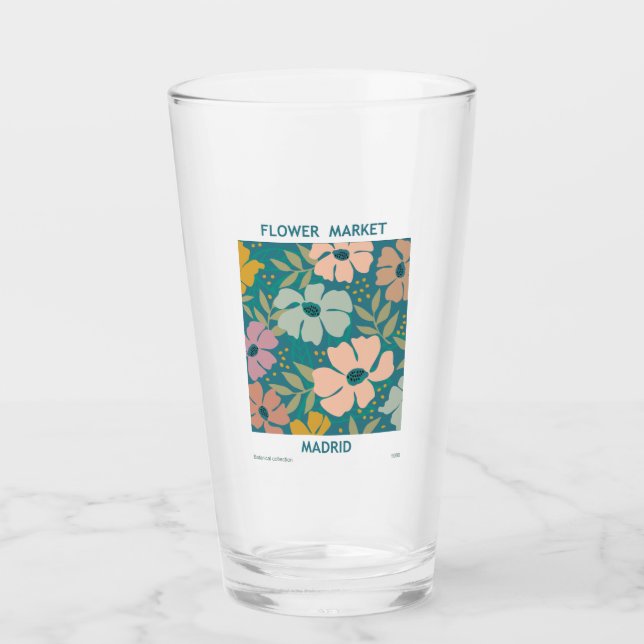 Verre Marché aux fleurs Madrid Imprimer (Devant)