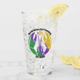 Verre Mardi Gras Mardi Gras Gras Violet Or Vert Écreviss