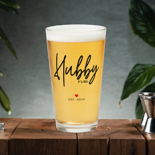 Verre Mari moderne Script personnalisé Date d'établissem