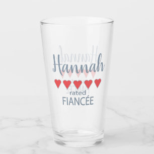 Verre Mariage et mariage 5 fiancée cardiaque