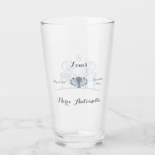 Verre Marie Antoinette Mariage Rococo Dusty Blue