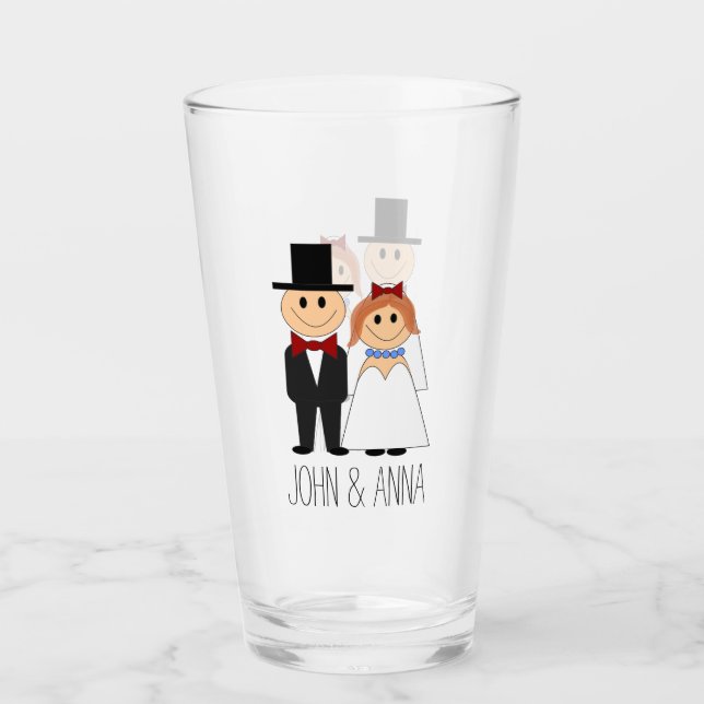 Verre Mariés (Devant)