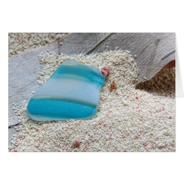 Verre marin rayé (Devant horizontal)