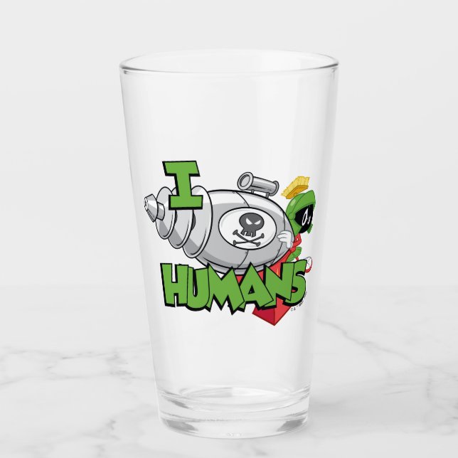 Verre MARVIN THE MARTIAN™ I Laser Humains (Devant)