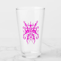 Masque Tribal Rose Élégant Design Abstrait